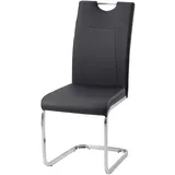 Hti-Living Schwingstuhl KellyC Kunstleder schwarz