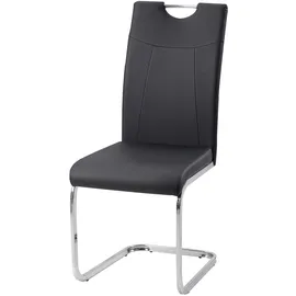 Hti-Living Schwingstuhl KellyC Kunstleder schwarz