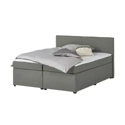 Boxspringbett   ¦ grau ¦ Maße (cm): B: 187 H: 104