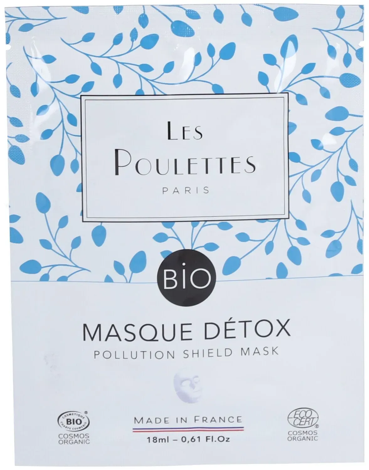 Les Poulettes Paris Masque Détox Bio 18 ml masque(s) pour le visage