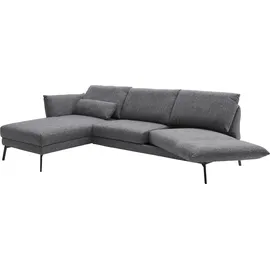 Schöner Wohnen Ecksofa "Spin, Multifunktionssofa, bequem und hochwertig verarbeitet, L-Form", grau (anthrazit), B:329cm H:87cm T:224cm, 54% Polyacryl, 46% Polyester, SCHÖNER WOHNEN-KOLLEKTION, Sofas, Ecksofa, Drehsitz-Funktion, USB-Anschluss, Armlehnfunktion,
