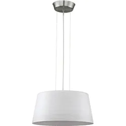 LED Glas Wischtechnik Decken Beleuchtung Hänge Lampe Pendel Strahler Leuchte Nickel matt Eglo 93181