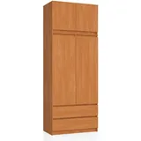 Akord Kleiderschrank Akord S90 90 x 234 x 51 cm Erle