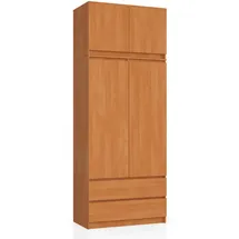 Akord Kleiderschrank Akord S90 90 x 234 x 51 cm Erle