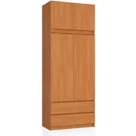 Akord Kleiderschrank Akord S90 90 x 234 x 51 cm Erle
