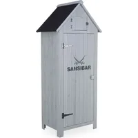 Sansibar Garten-Gerätehaus SANSIBAR ROSKILDE - grau