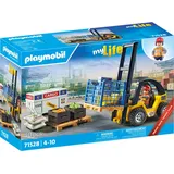 Playmobil My Life Gabelstapler mit Fracht 71528