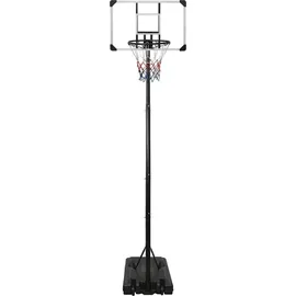 vidaXL Basketballständer Transparent 280-350 cm