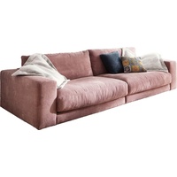 Candy 3C Candy Big-Sofa »Enisa, legere Polsterung B/T/H: 290/127/85 cm«, Zeitloses und stylisches Loungemöbel, in Fein- und Breitcord rosa
