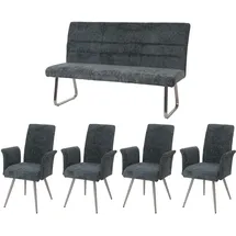 MCW Esszimmer-Set Blau 5er-Set