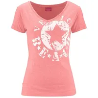 VENICE BEACH Strandshirt Damen neonkoralle-meliert Gr.44/46