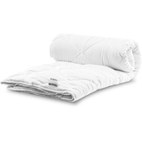 Komfortec Sommerdecke 135x200 cm, 170gsm, dünne und leichte Bettdecke für Sommer, Decke Antiallergisch Blanket, Weiß