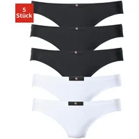 H.I.S. String H.I.S, Damen, Gr. 44, schwarz-weiß (weiß, schwarz),