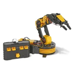 Velleman Roboterarm Bausatz, 5 Motoren, festverdrahtete Steuereinheit, MINT Bausatz ab 14