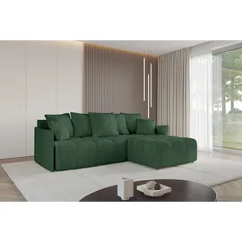 altdecor Ecksofa LONLI-L Cord 2-Sitzer Grün