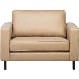 Beliani Sessel SAVALEN Kunstleder 0 x 0 x 0 cm Beige mit Kissen