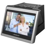Somikon Diaprojektor: Stand-Alone-Dia- & Negativscanner, 5"/12,5 cm IPS-Display, 22 MP, HDMI (Negative Scanner, Digitalisierer, Foto Digitalisierung)