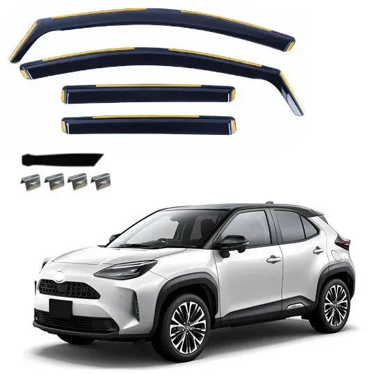 4-teiliges Set Windabweiser für TOYOTA YARIS CROSS 5D (XP210) ab 2020