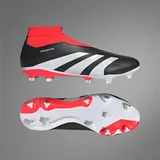 Adidas Predator League Laceless FG  Core Black / Cloud White / Solar Red 43 1/3