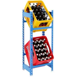 Proregal Getränkekistenregal Camel HxBxT 100x40x30cm | Blau