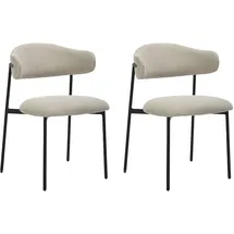 byLIVING 2er-Set Jersey ¦ beige ¦ Maße (cm): B: 58 H: 78