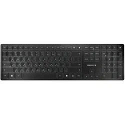 CHERRY kabellose Tastatur KW 9100 Slim, kabellos, Bluetooth incl. McAfee Virenschutz [3 Geräte - 1 Jahr]