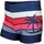 Aquarti Gestreifte Badehose Blau/Rot 152