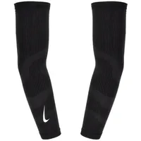Nike Zoned Knit Armwärmer - Black / Silver /