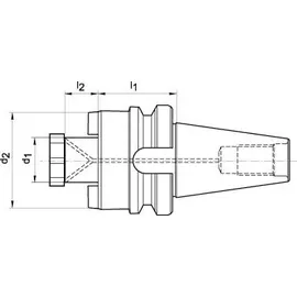 Fortis Aufsteckfräserdorn JISB6339AD kurz BT40- 27mm x40 FORTIS