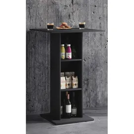 VCM Bartisch 70 x 108 x 70 cm Schwarz