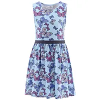 Happy girls Kleid Schmetterling mit Glitzer in Türkis |
