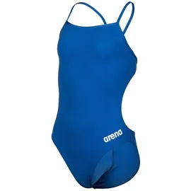 Arena Team Badeanzug Mädchen Challenge Einfarbig - Royal-white / 128