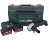 Metabo WPB 18 LT BL 11-125 Quick Akku Winkelschleifer 18 V 125 mm Brushless + 2x Akku 10,0 Ah + Ladegerät + metaBOX