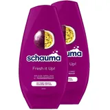 Schauma Schwarzkopf Pflege-Spülung Fresh it up! (2x 250 ml), Haarspülung pflegt beanspruchte Haarspitzen, Spülung verleiht Geschmeidigkeit ohne zu beschweren