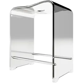 Schulte Duschsitz Acryl transparent Duschhocker 469 x 393 x 275 mm
