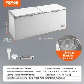 Vevor 19,8Kubikfuß561L