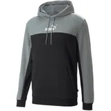 Puma Ess+ Metallic Block Hoodie Herren black S