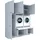 laundreezy Mehrzweckschrank-Set 186 x 238 x 68 cm Weiß