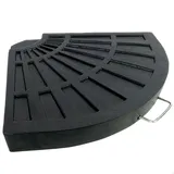 Aktive Dreieckiger Sonnenschirmständer Aus Polyresin - Black - 47 x 64 x 4 cm