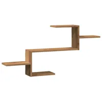 VidaXL Wandregal Artisan-Eiche 104x15x49 cm Holzwerkstoff