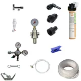 BieTal Anschlußpaket Sprudelwasser Tafelwasseranlagen Gerät Auftisch & Aktivkohle Filter