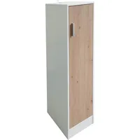 Hti-Living HTI-Living, Regal, Küchenschrank Weiss Artisaneiche Blanca S