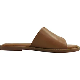 TAMARIS M2713542 für Damen, Pantolette Leder flach, braun, 38 EU