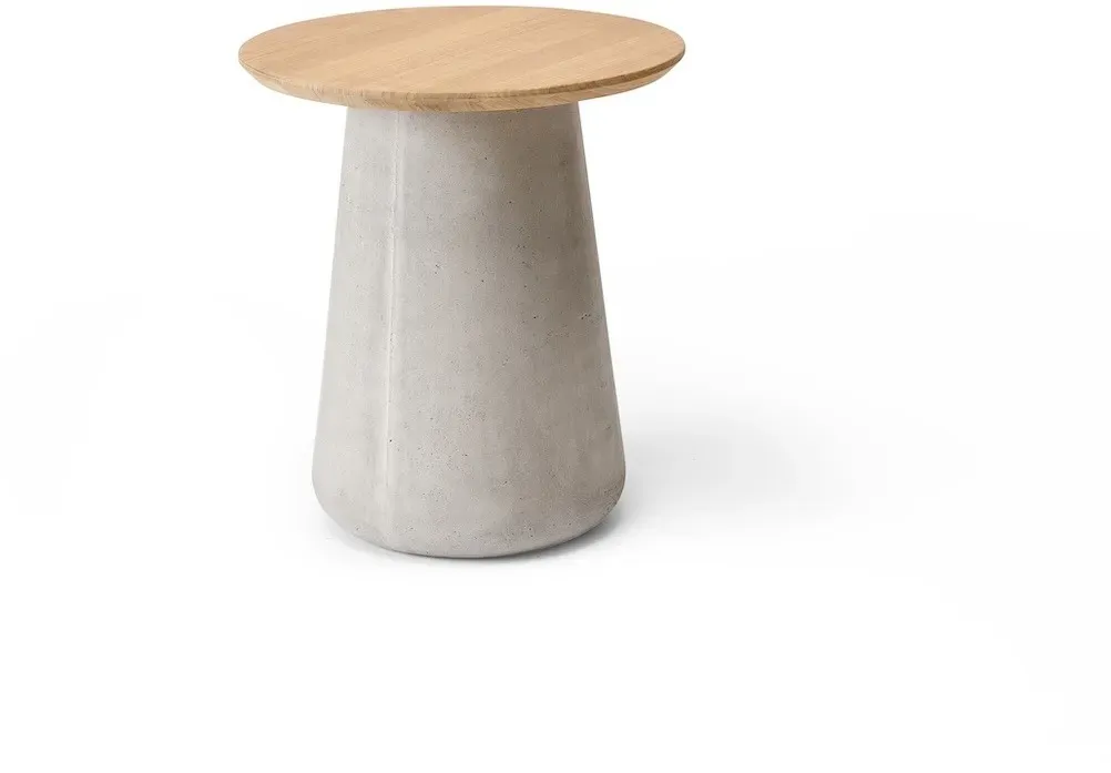 Beistelltisch Queen 45 cm rund - grey 598 - Dekton sabbia