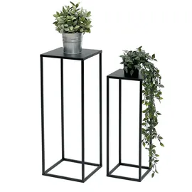 DanDiBo Ambiente Blumenhocker 23 x 60 x 23 cm Schwarz