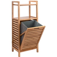 BUTLERS BIG BAMBOO Regal mit Wäschekorb