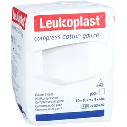 Leukoplast Compress Cotton Gauze NST 10X10 8f