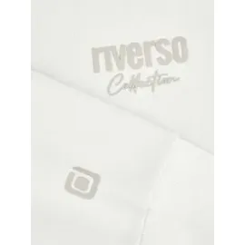 Riverso Hoodie Printed Beige/Weiß M