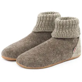 Giesswein Wildpoldsried Kids Hohe Hausschuhe, Taupe 262, 37 EU