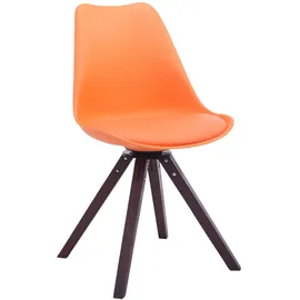 CLP Besucherstuhl Troyes Kunstleder orange